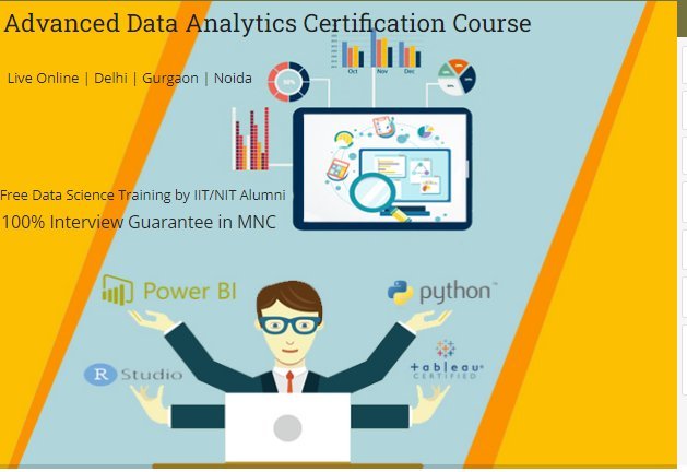 HCL Data Analyst Course  in Delhi, 110034 [100% Job, Update New MNC Skills in '24] Microsoft Power BI Certification Institute in Gurgaon, Free Python Data Science in Noida, SQL Course in New Delhi, by "SLA Consultants India" #1
