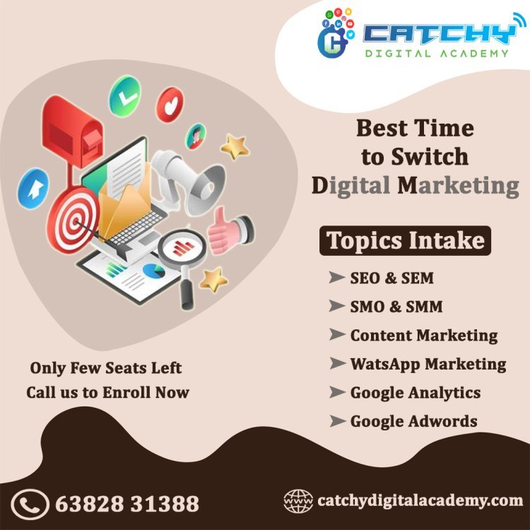 Catchy Digital marketing coaching class with affordable fees in Coimbatore