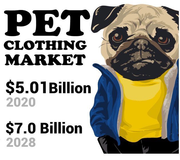 Pet Clothing Market Revenue, Future Growth, Trends, Top Key Players, Business Opportunities, Size Analysis by Forecast 2028