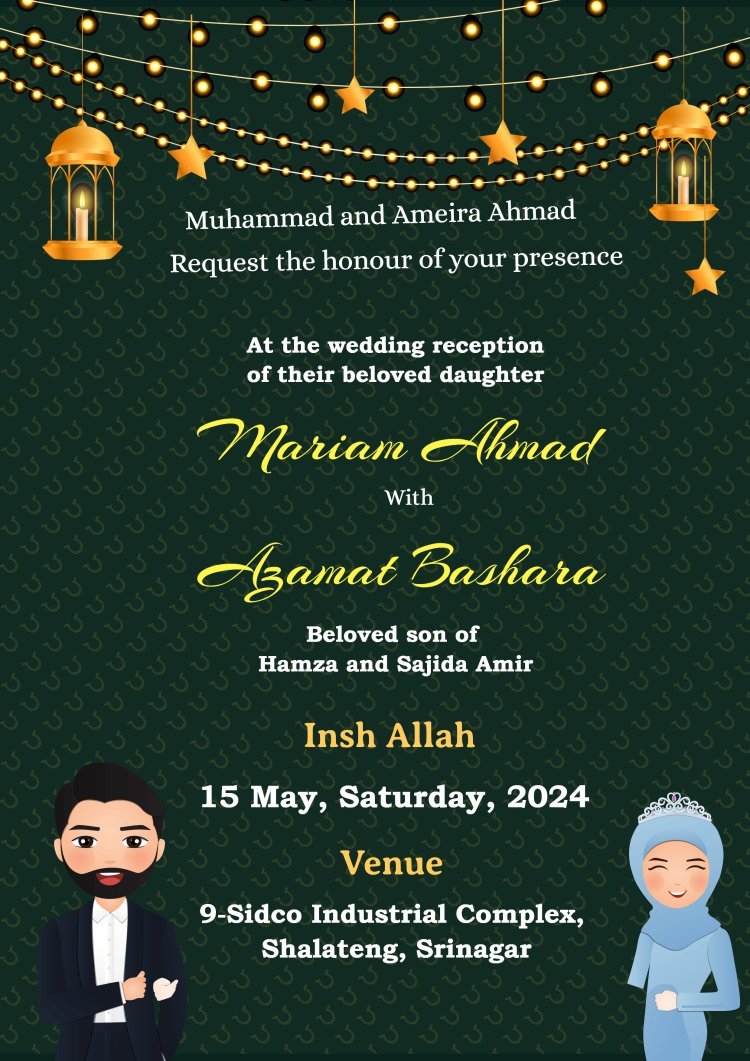 Best Online Editor For Wedding Muslim Card