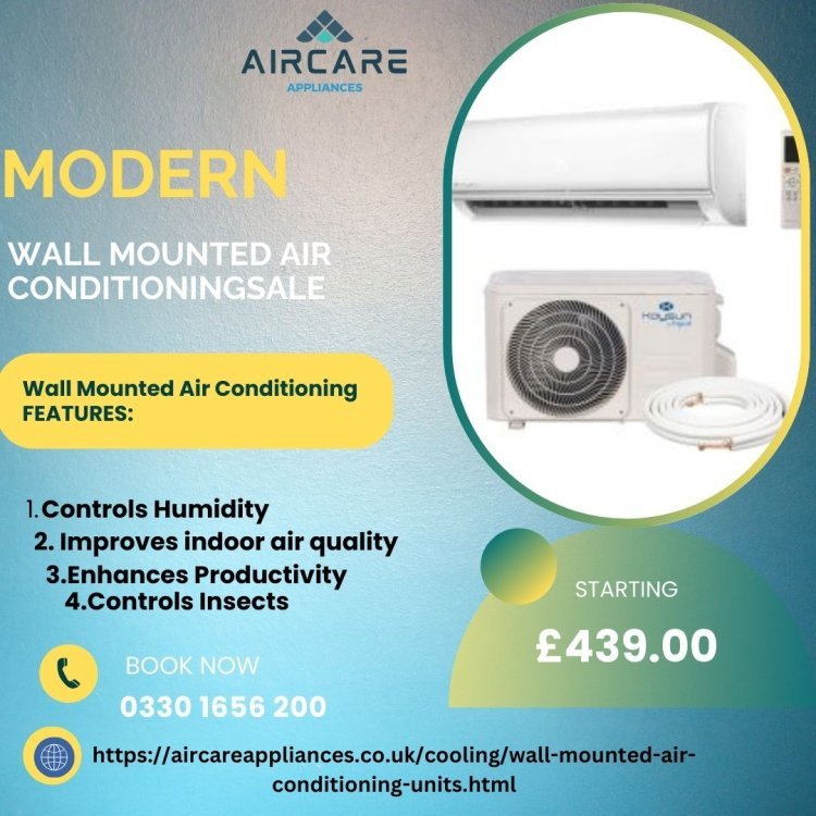 Shop the Best Wall Mounted Air Conditioners at Aircare Appliances Today