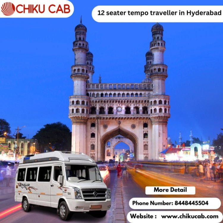 Comfortable and Smoothly - 12 seater tempo traveller in Hyderabad