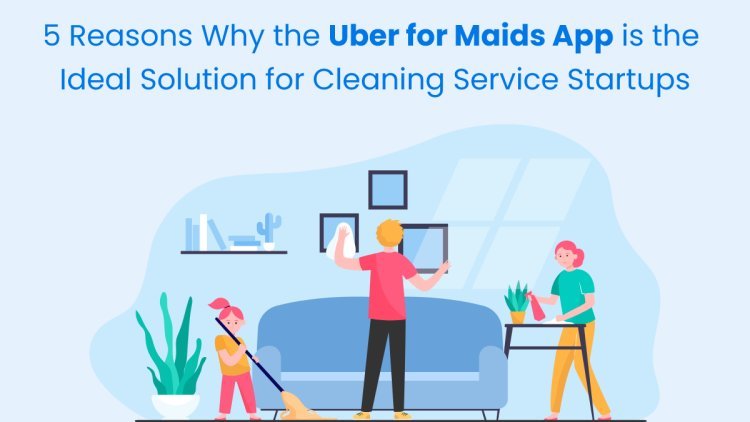 5 Reasons Why the Uber for Maids App is the Ideal Solution for Cleaning Service Startups