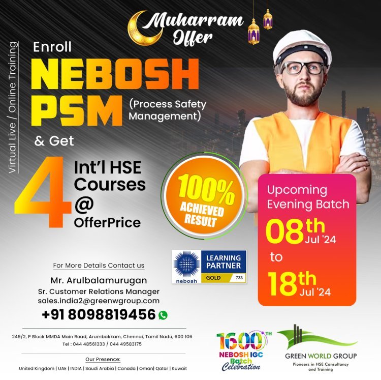 Elevate Your Career with NEBOSH PSM