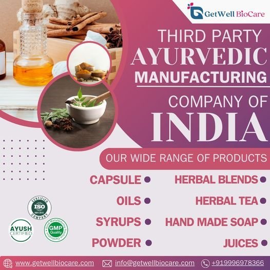 Top 10 Ayurvedic Third-party manufacturing companies in India