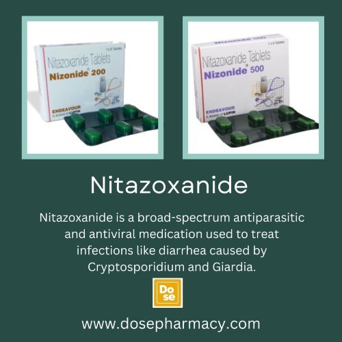 What Parasites Does Nitazoxanide Treat?