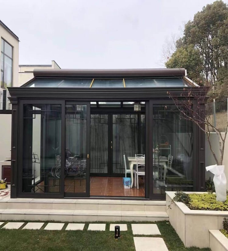 Canadian Climate? Conquered. Rt Louver Pergola's All-Season Sunrooms