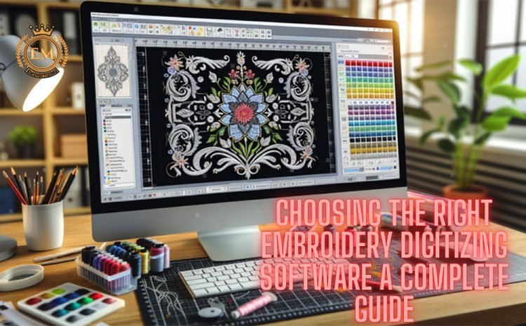 Choosing the Right Embroidery Digitizing Software: A Complete Guide